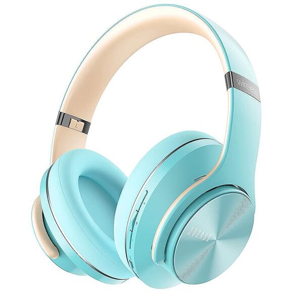 Other - Bluetooth Headphones Over Ear, 90 Hours Playtime Wireless Headphones Blue